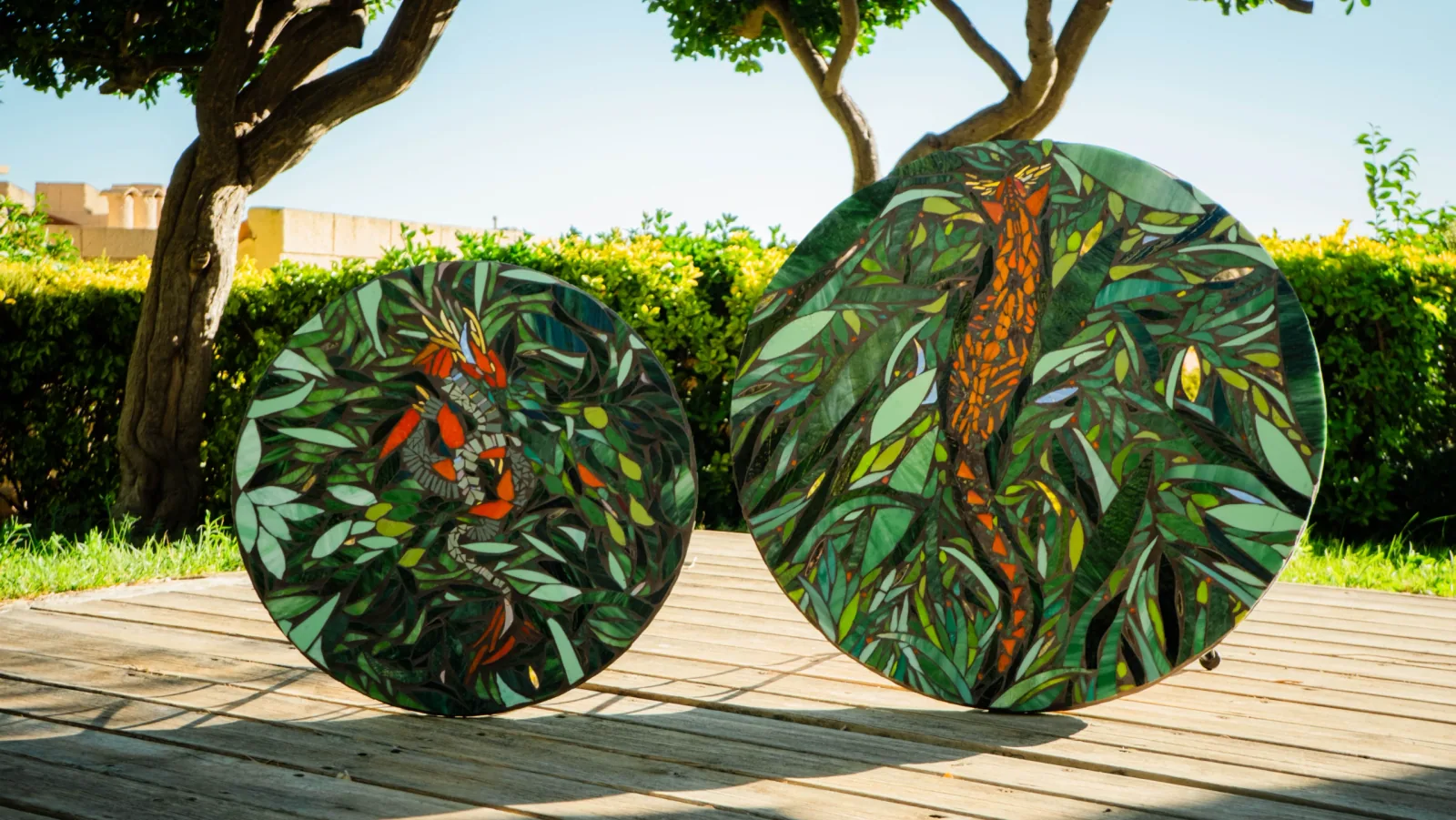 Tigre & Dragon, mosaïque · Juliette Nass Studio